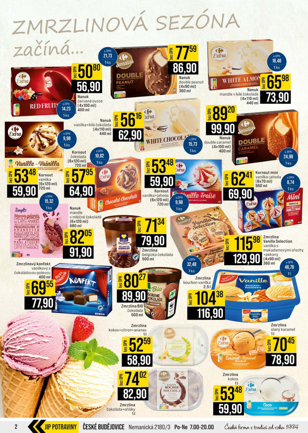 Leták JIP leták CC Cash & Carry - Brno, Ostrava, Praha, Polička, Olomouc, Karlovy Vary, Zlín, Jilemnice, Pardubice - strana 2