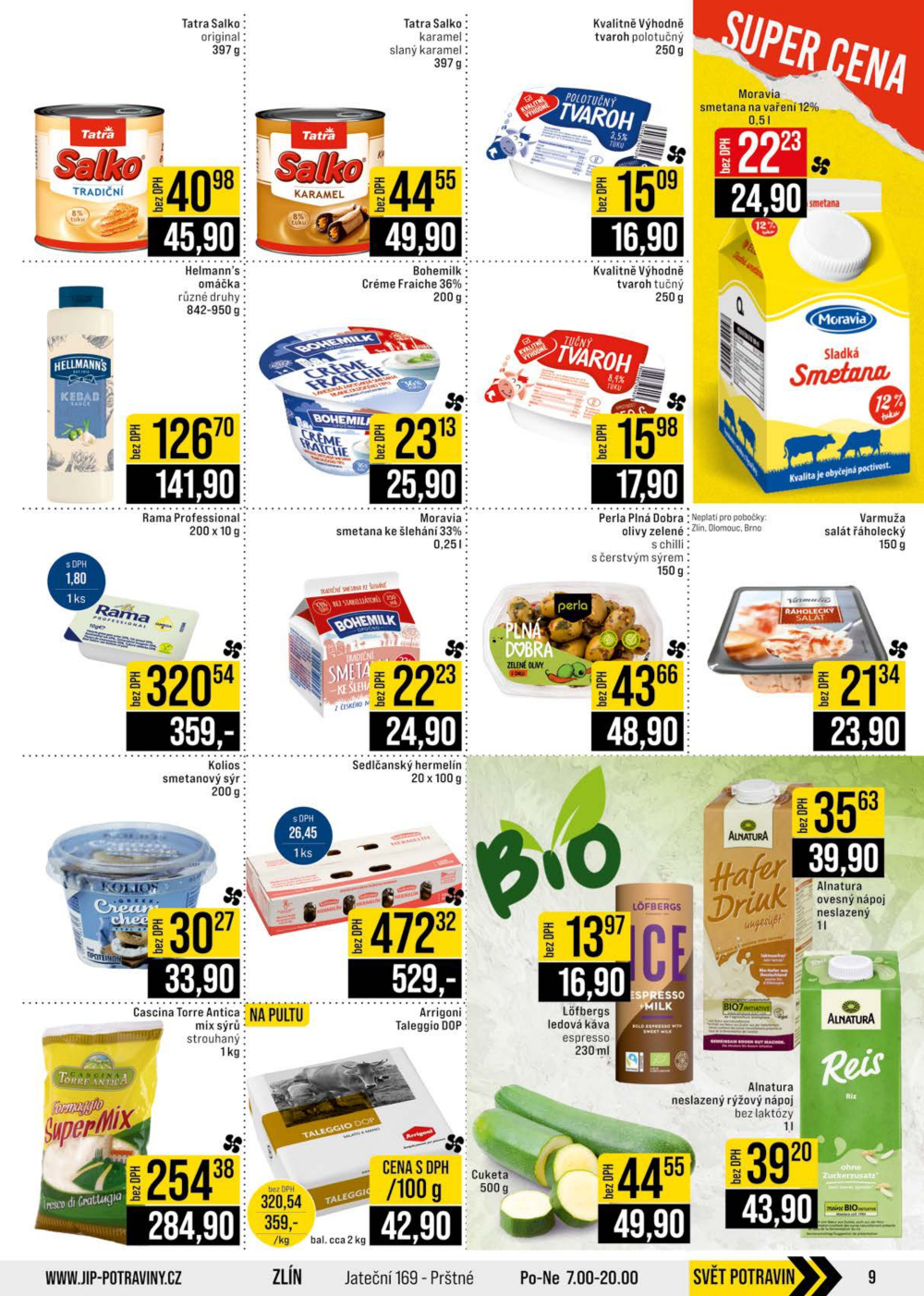 Leták JIP leták CC Cash & Carry - Brno, Ostrava, Praha, Polička, Olomouc, Karlovy Vary, Zlín, Jilemnice, Pardubice - strana 9