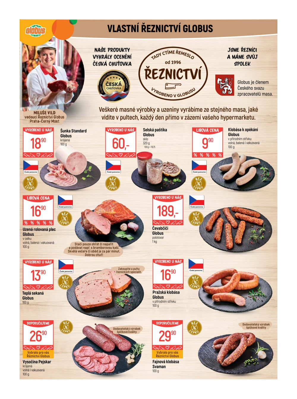 Leták Globus leták Praha - Černý Most - strana 5