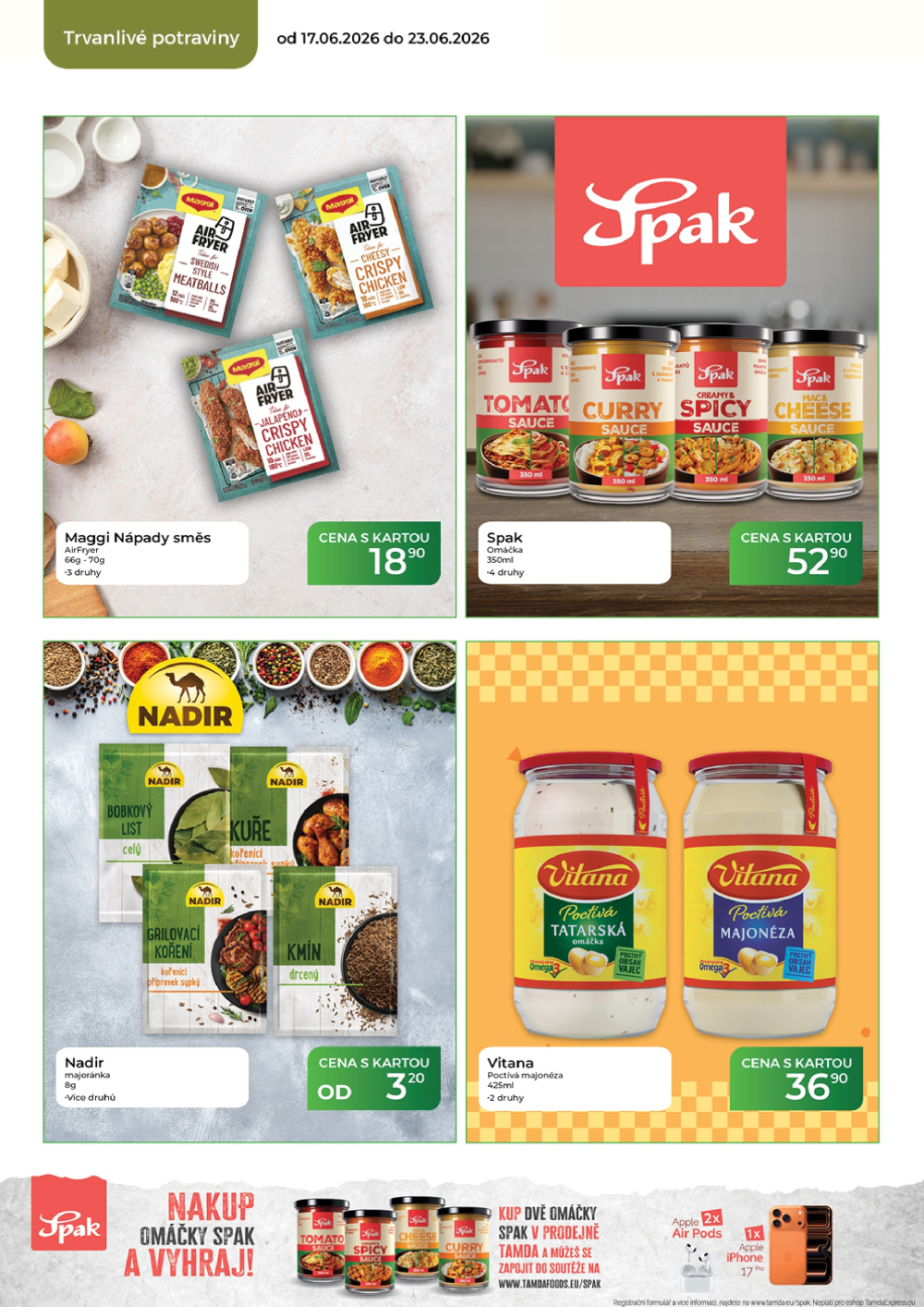 Leták TAMDA FOODS leták - strana 42