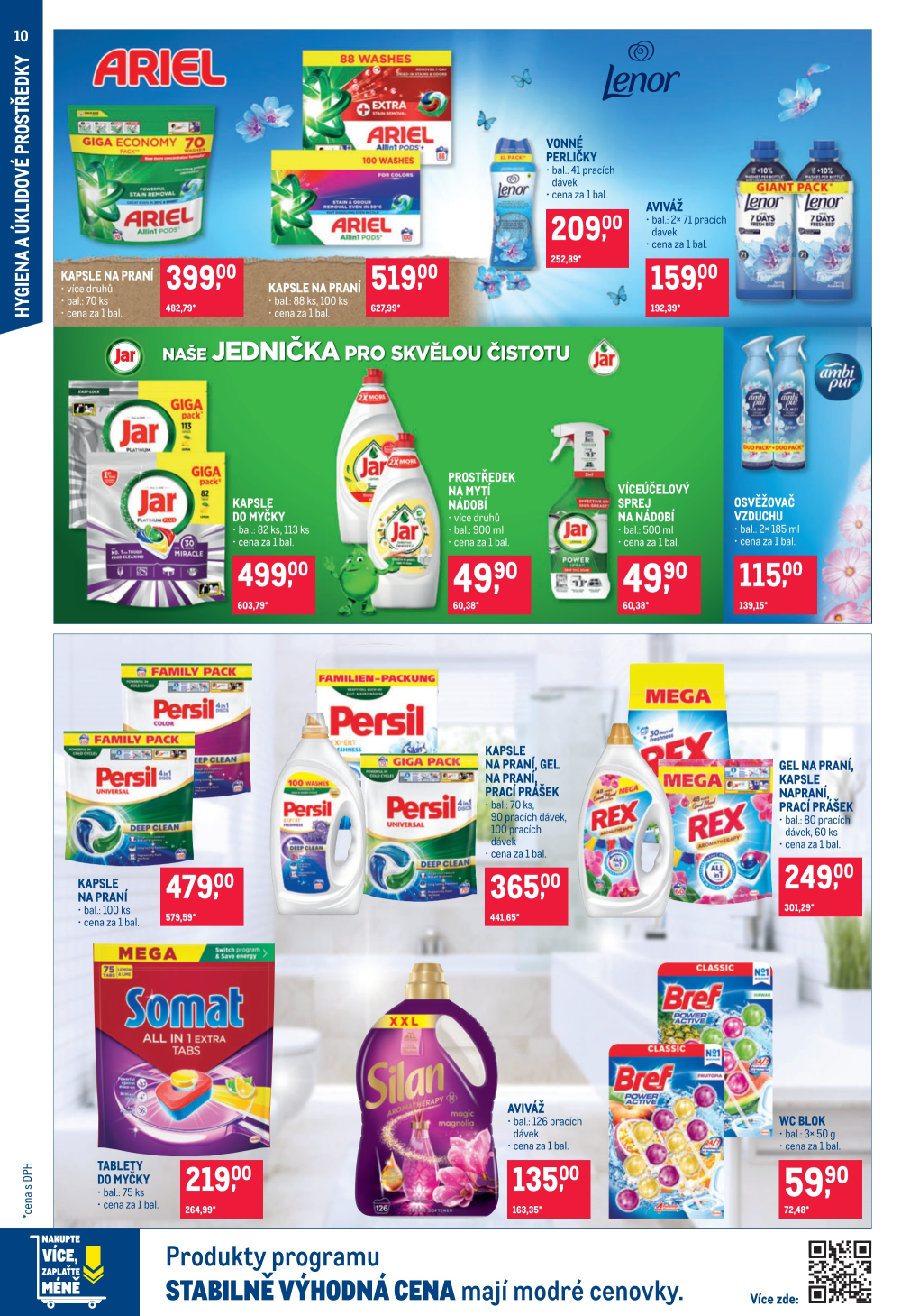 Leták Makro leták - Spotřební zboží, úklid, kosmetika - strana 10