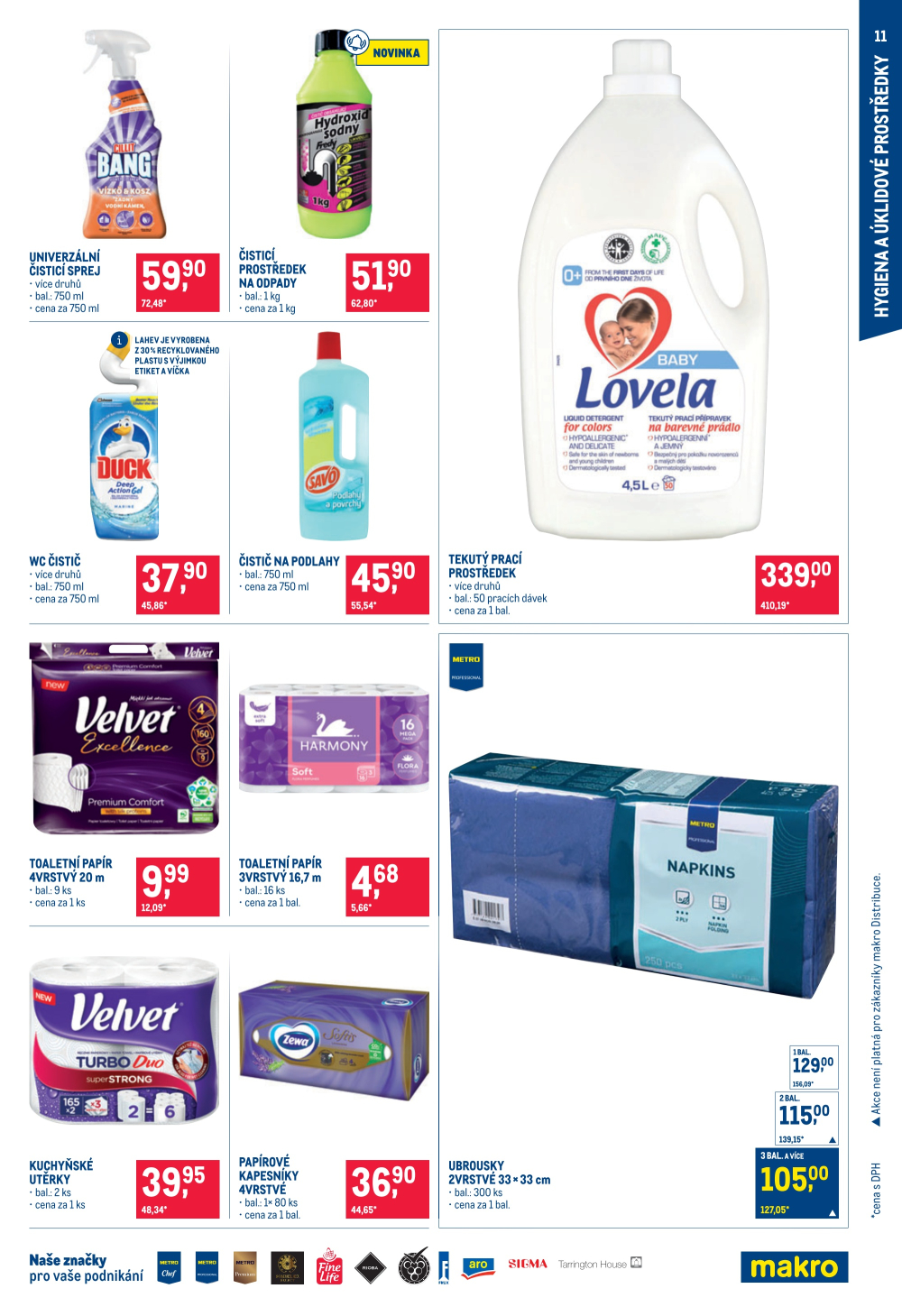 Leták Makro leták - Spotřební zboží, úklid, kosmetika - strana 11