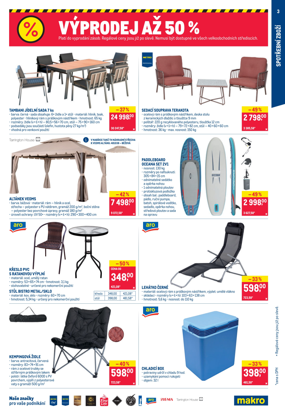Leták Makro leták - Spotřební zboží, úklid, kosmetika - strana 3