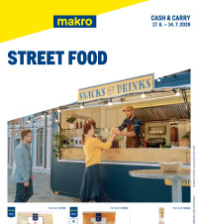 Akční leták Makro  - Street food