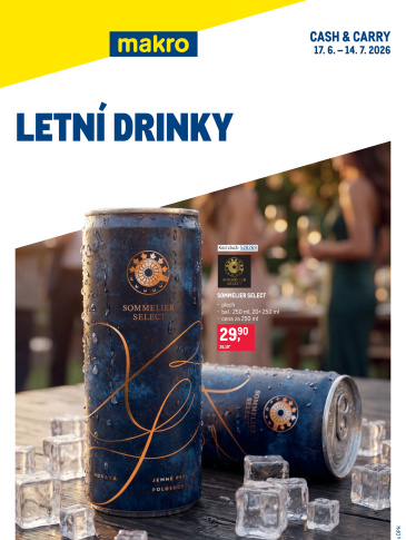 Makro leták - Letní drinky