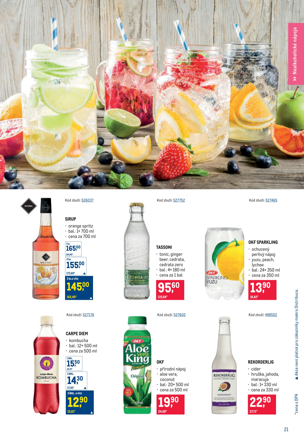 Leták Makro leták - Letní drinky - strana 21