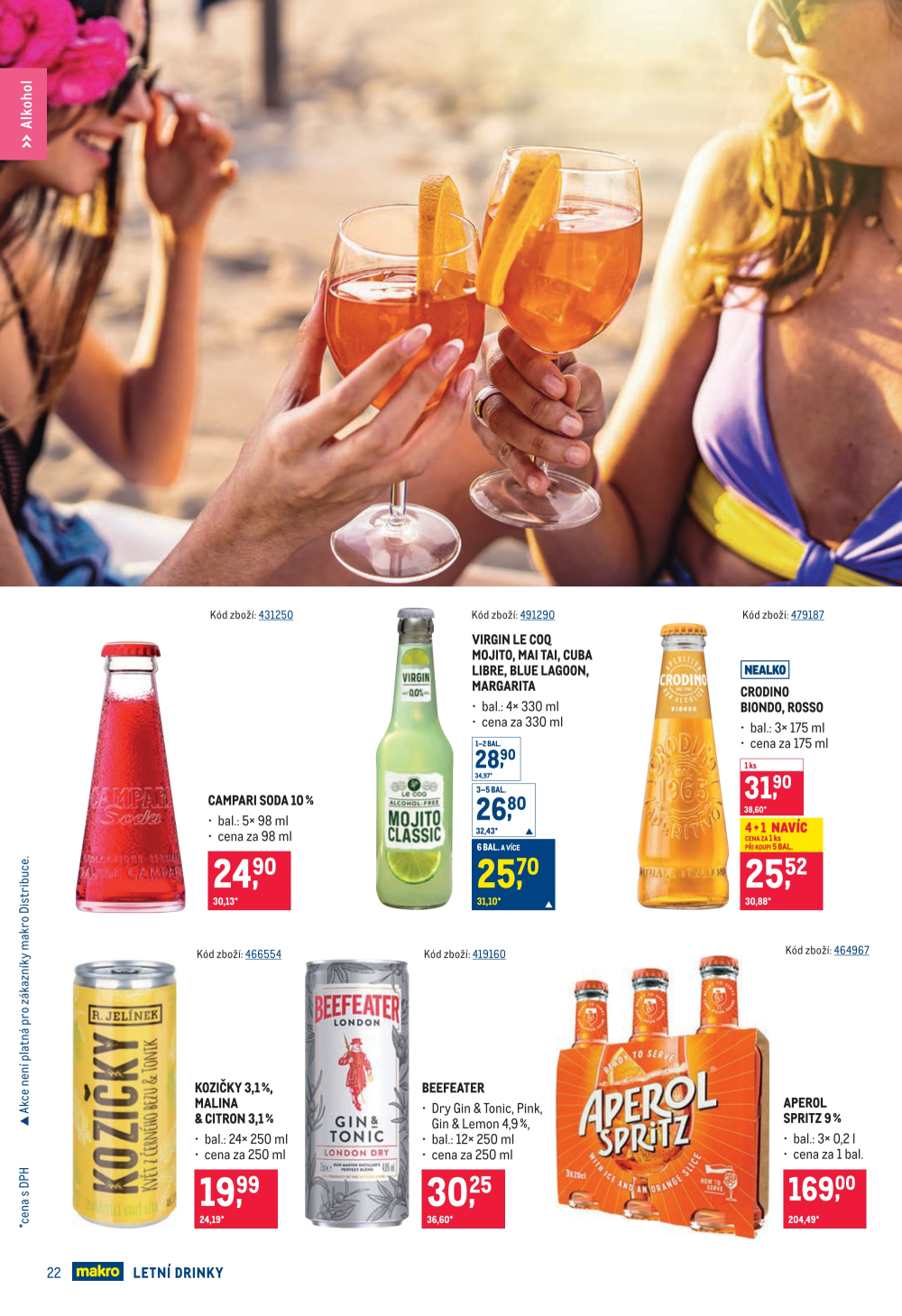 Leták Makro leták - Letní drinky - strana 22