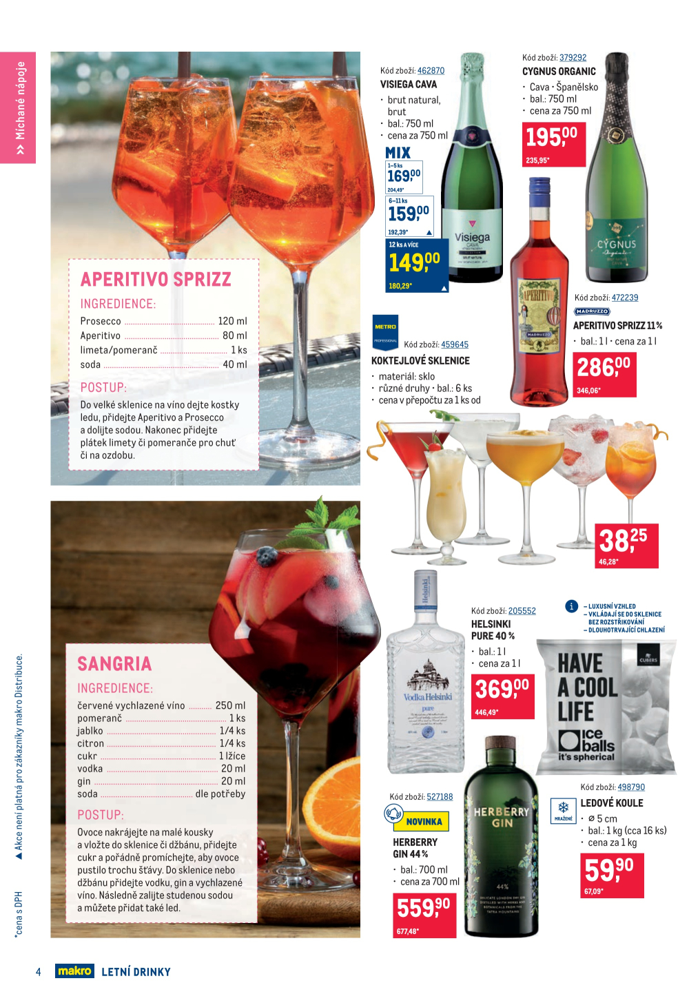 Leták Makro leták - Letní drinky - strana 4
