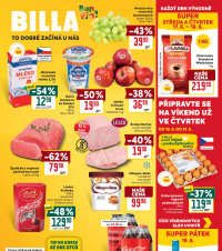 Akční leták BILLA malý 