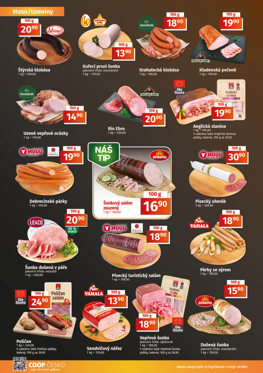 Leták COOP leták - TIP a TUTY Menu - strana 2