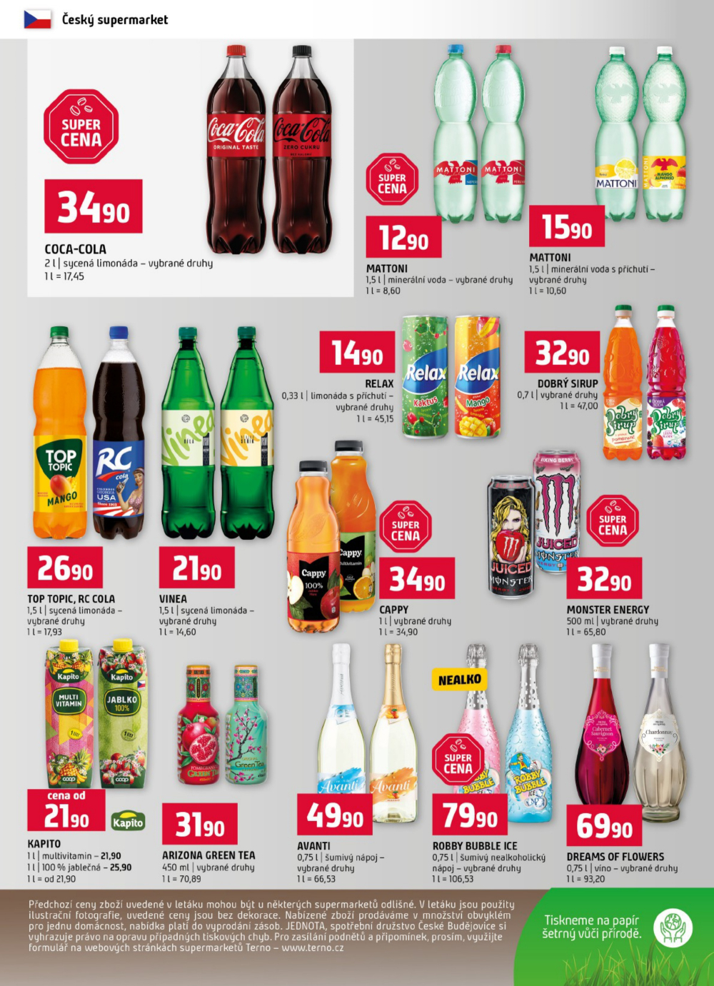 Leták Terno leták - Prachatice, Tábor, Strakonice, Blatná - strana 12