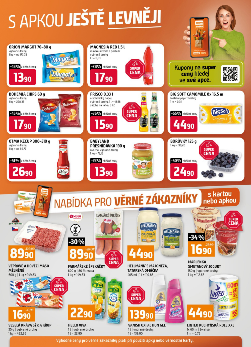 Leták Terno leták - Trhové Sviny, Bechyně, Třeboň, Týn nad Vltavou, České Budějovice, Hradec Králové, Olomouc, Borovany, Zlín, Český K - strana 19