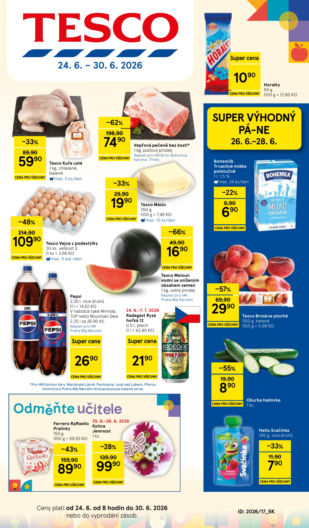 Leták Tesco hypermarket leták - strana 1