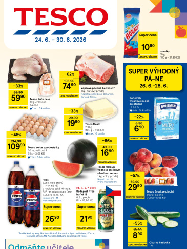 Tesco hypermarket leták