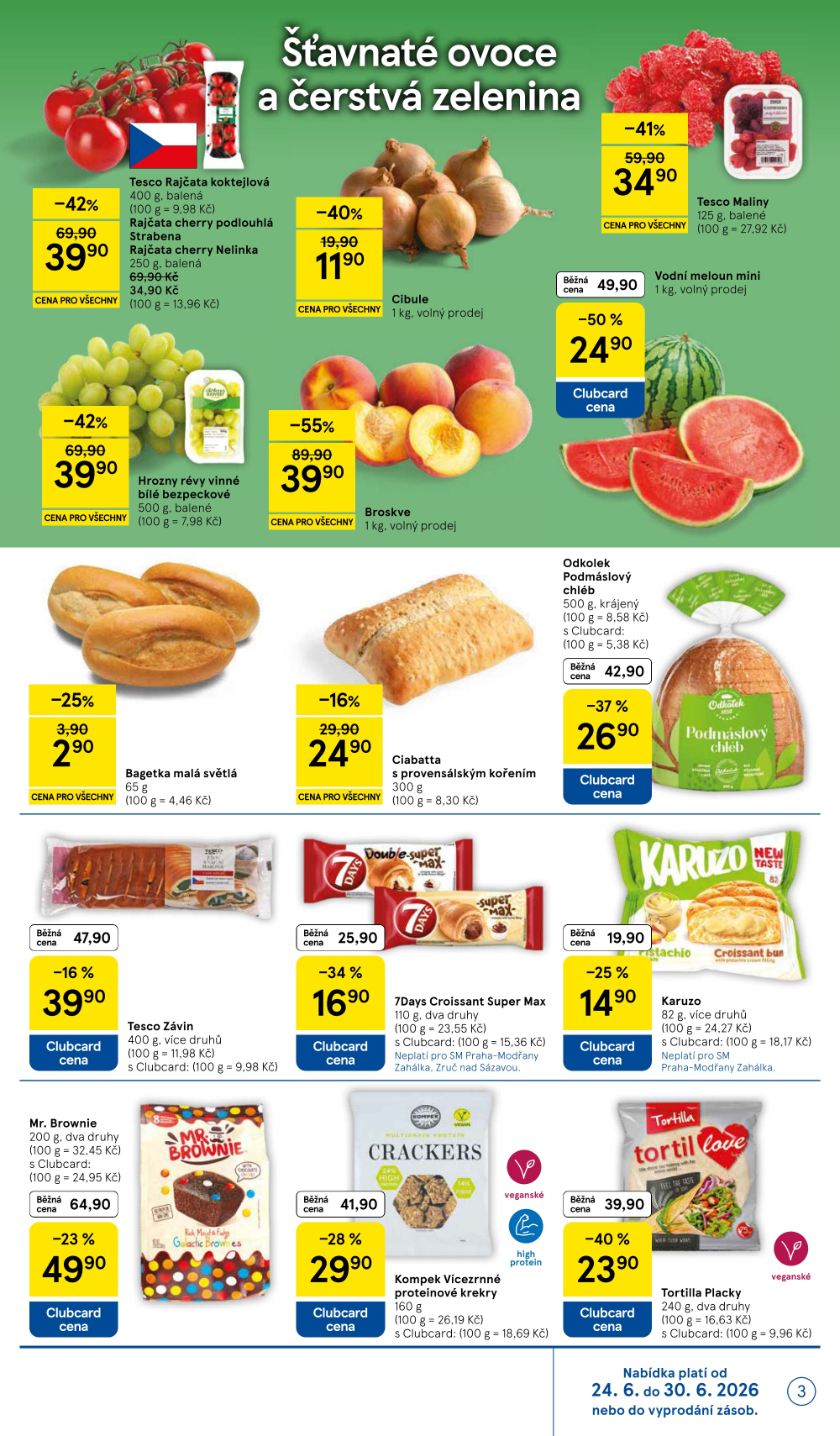 Leták Tesco supermarket leták - strana 3