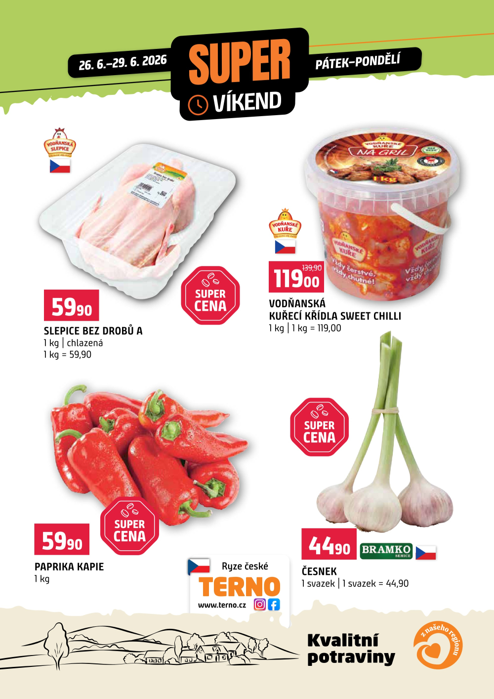 Leták Terno leták - Víkendovka - strana 1