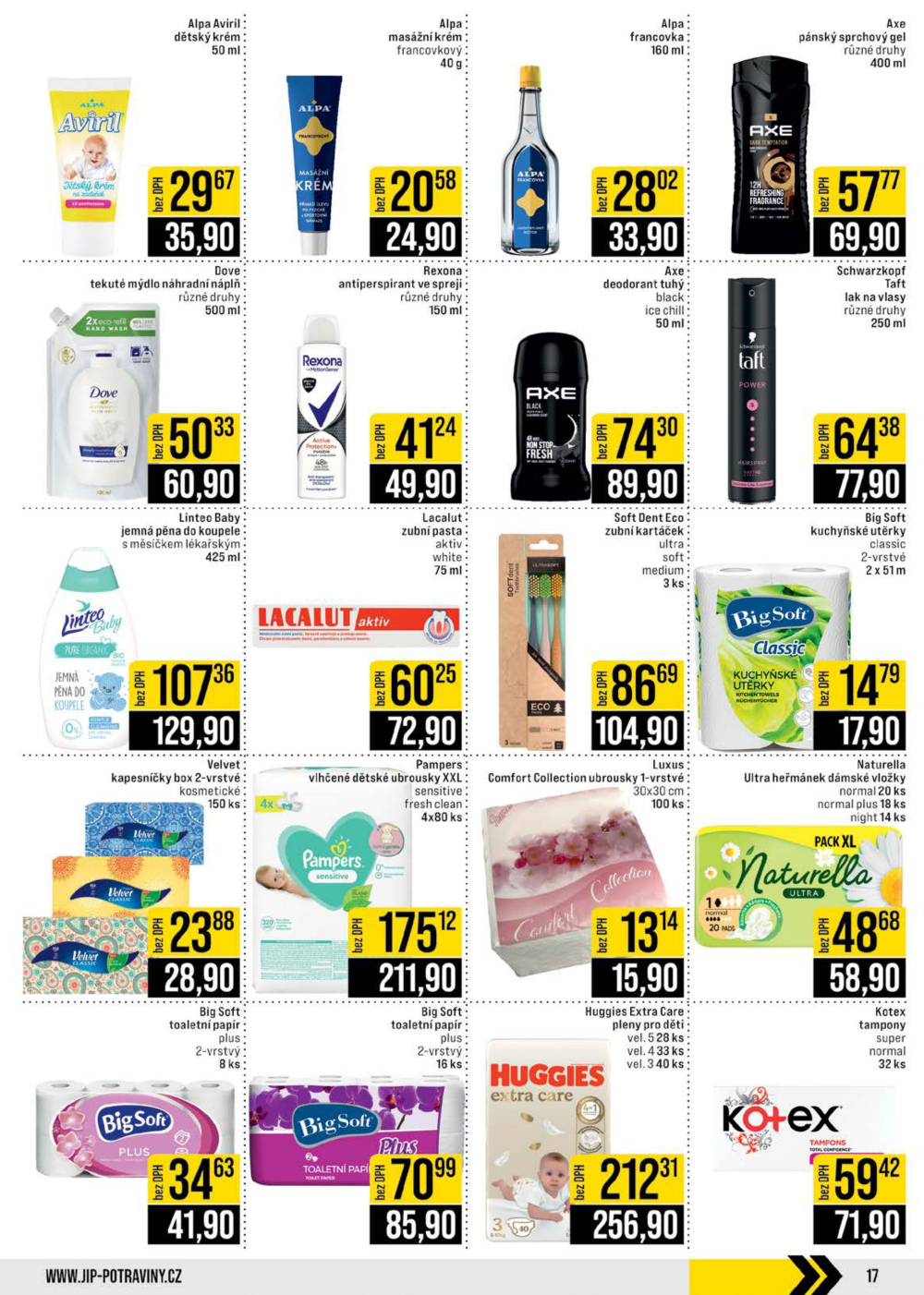 Leták JIP leták CC Cash & Carry - Brno, Ostrava, Praha, Polička, Olomouc, Karlovy Vary, Zlín, Jilemnice, Pardubice - strana 17
