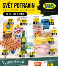 Akční leták JIP  CC Cash & Carry - Brno, Ostrava, Praha, Polička, Olomouc, Karlovy Vary, Zlín, Jilemnice, Pardubice