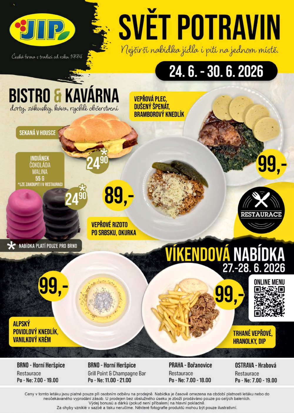 Leták JIP leták CC Cash & Carry - Brno, Ostrava, Praha, Polička, Olomouc, Karlovy Vary, Zlín, Jilemnice, Pardubice - strana 20