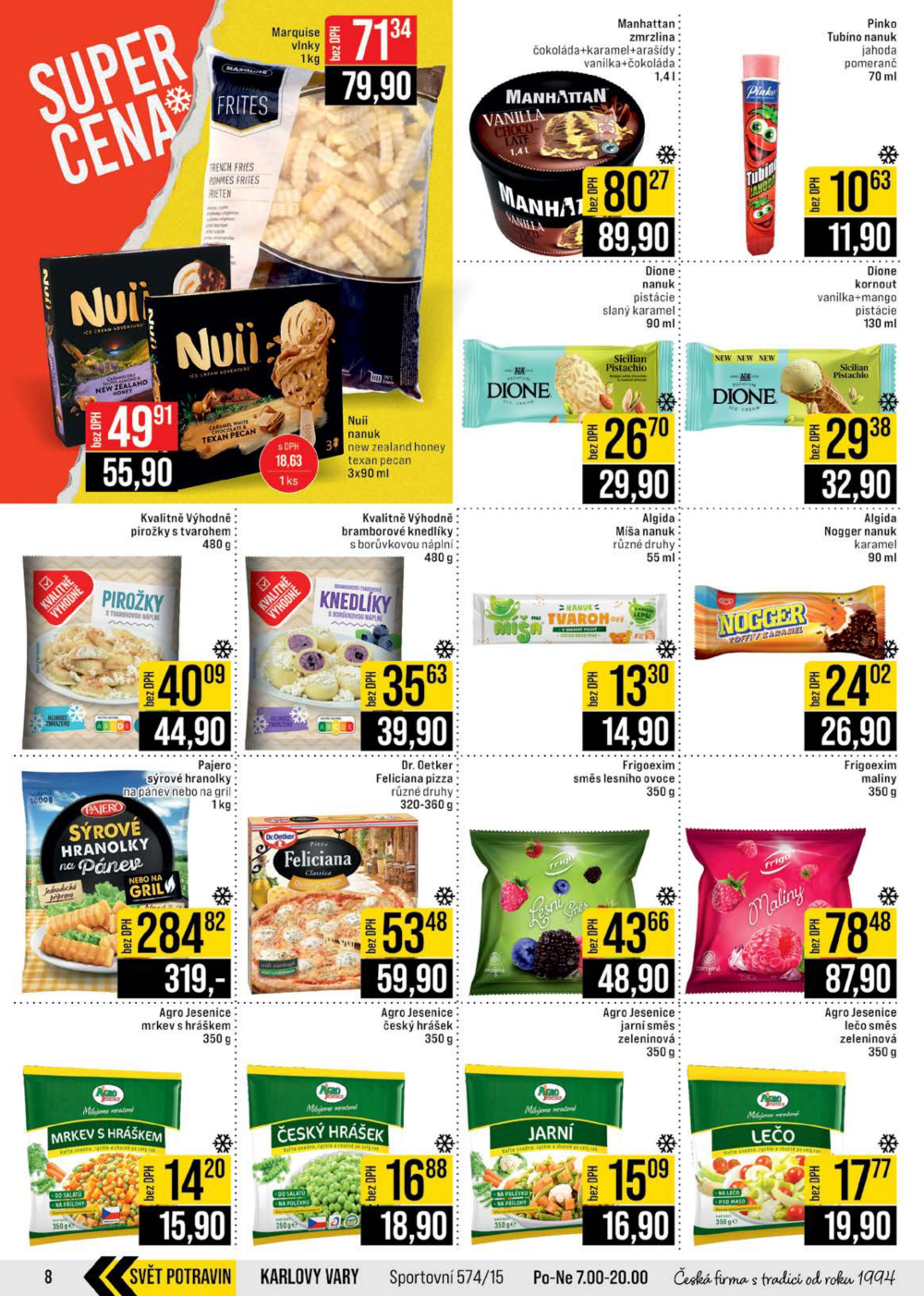 Leták JIP leták CC Cash & Carry - Brno, Ostrava, Praha, Polička, Olomouc, Karlovy Vary, Zlín, Jilemnice, Pardubice - strana 8
