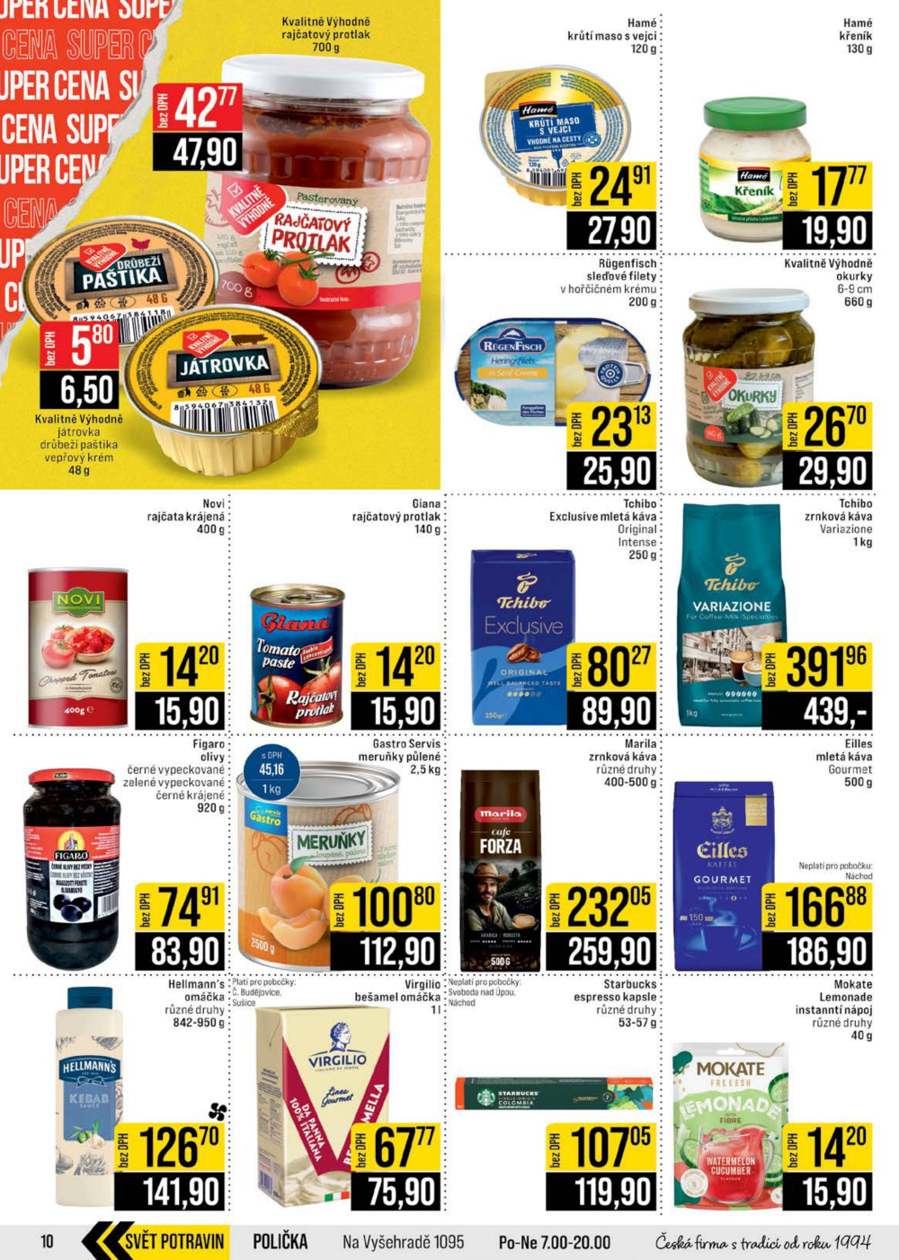 Leták JIP leták CC Cash & Carry - České Budějovice, Most, Náchod, Svoboda nad Úpou, Sušice - strana 10