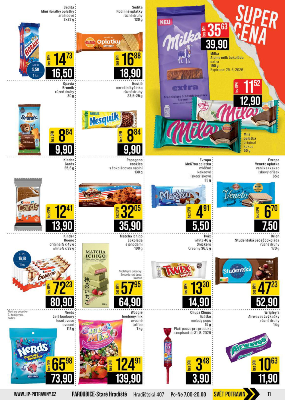 Leták JIP leták CC Cash & Carry - České Budějovice, Most, Náchod, Svoboda nad Úpou, Sušice - strana 11