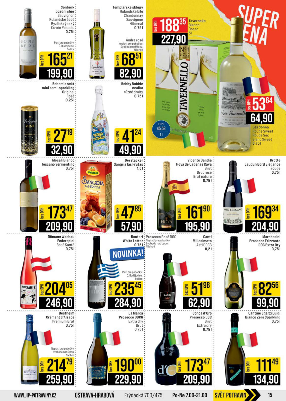 Leták JIP leták CC Cash & Carry - České Budějovice, Most, Náchod, Svoboda nad Úpou, Sušice - strana 15