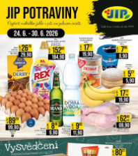 Akční leták JIP  CC Cash & Carry - České Budějovice, Most, Náchod, Svoboda nad Úpou, Sušice