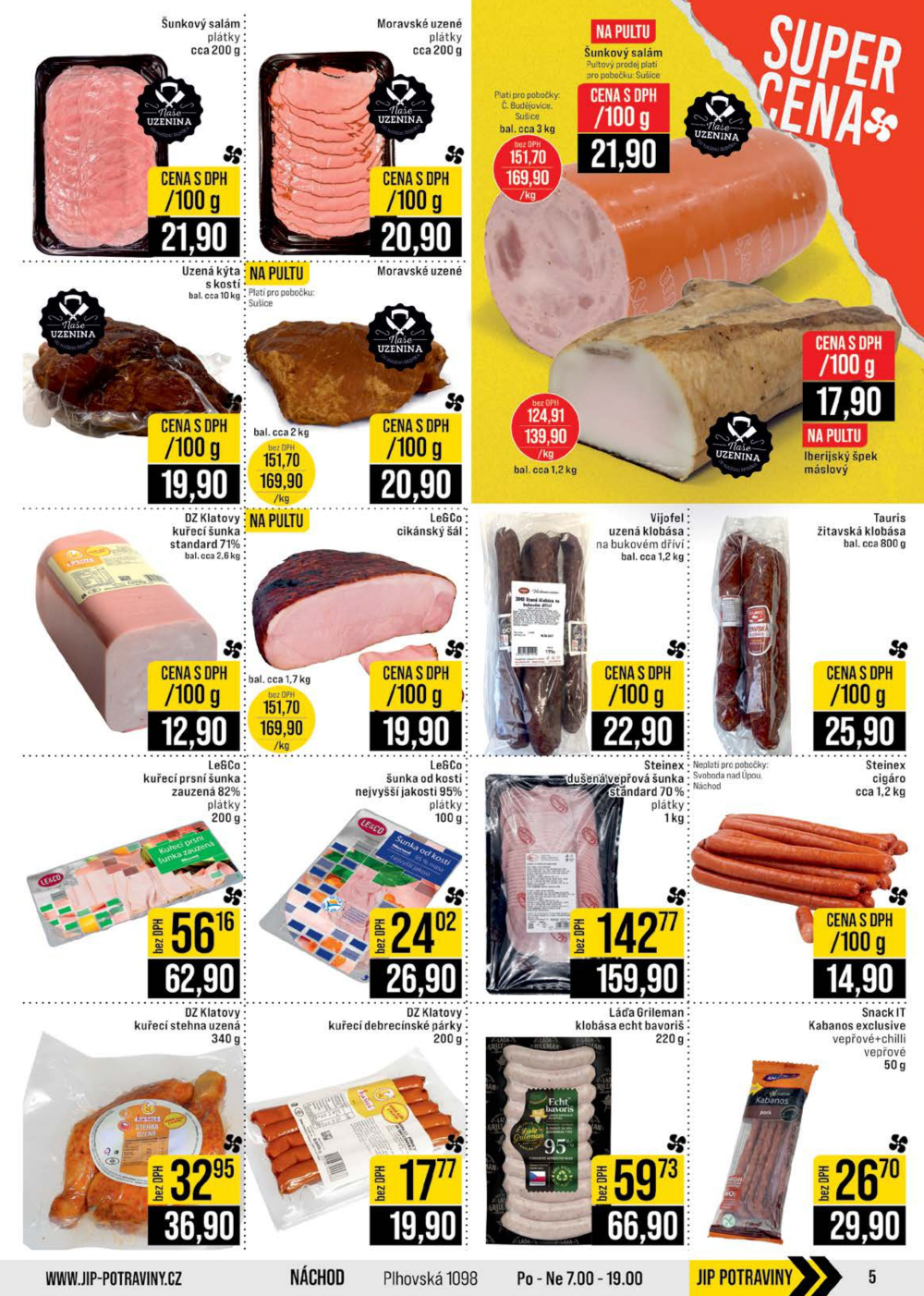 Leták JIP leták CC Cash & Carry - České Budějovice, Most, Náchod, Svoboda nad Úpou, Sušice - strana 5