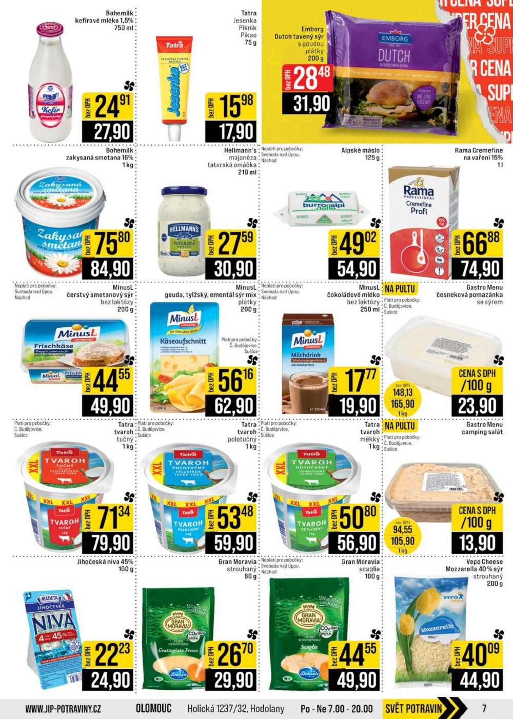 Leták JIP leták CC Cash & Carry - České Budějovice, Most, Náchod, Svoboda nad Úpou, Sušice - strana 7