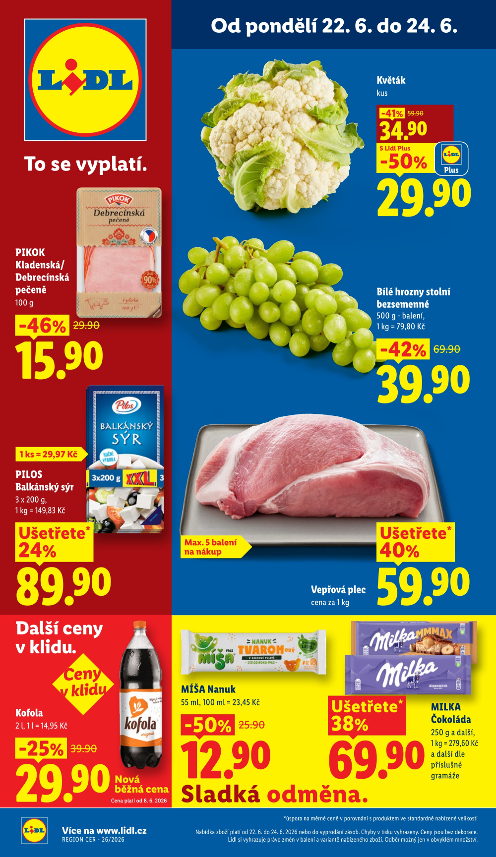Leták Lidl leták od pondělí - strana 1
