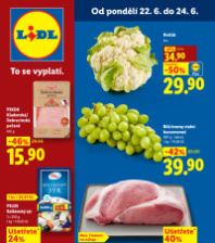 Akční leták Lidl  od pondělí