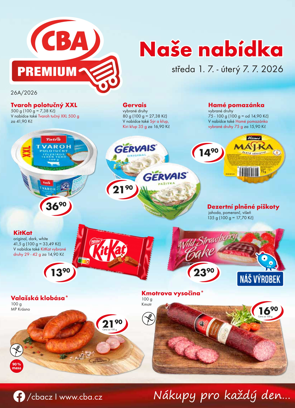 Leták CBA Premium leták - strana 1