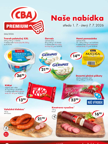 CBA Premium leták
