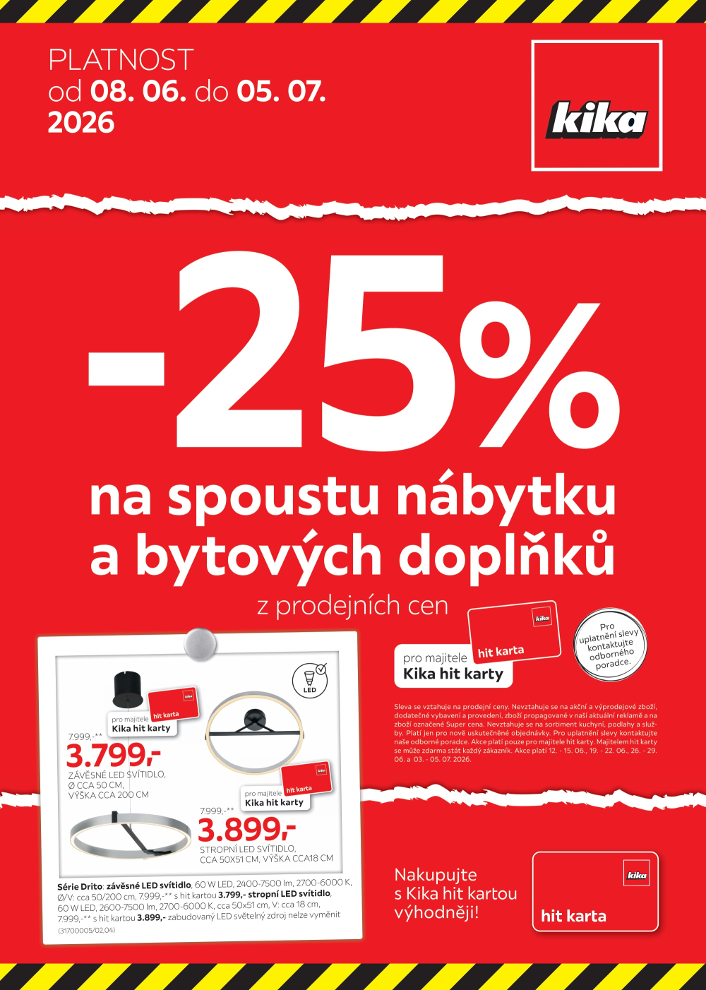 Leták Kika Nábytek leták - Nový Kika outlet - strana 1