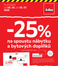 Akční leták Kika Nábytek  - Nový Kika outlet