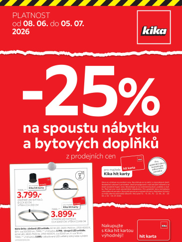 Kika Nábytek leták - Nový Kika outlet