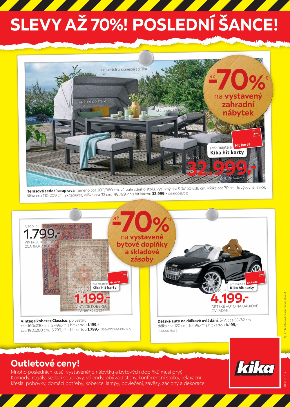Leták Kika Nábytek leták - Nový Kika outlet - strana 3