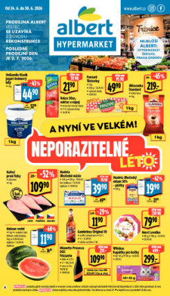 Albert Hypermarket leták - Vestec