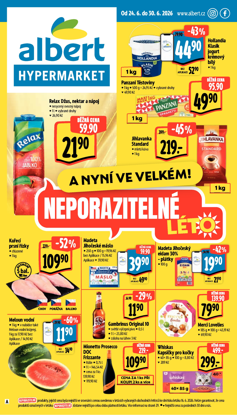 Leták Albert Hypermarket leták - strana 1