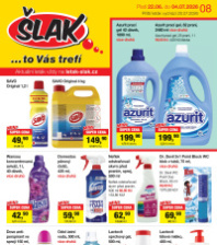 Akční leták Šlak drogerie 