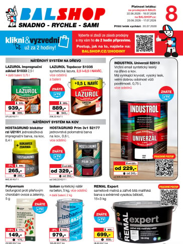 Barvy a laky drogerie leták
