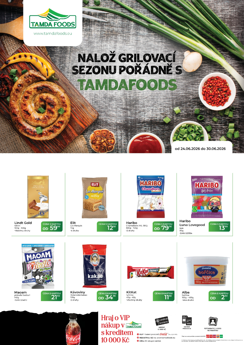 Leták TAMDA FOODS leták - strana 1