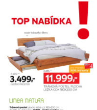 Akční leták XXXLutz  - TOP nabídka Masivní postel