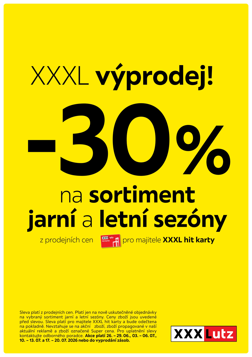 Leták XXXLutz leták - XXXL výprodej! - strana 1