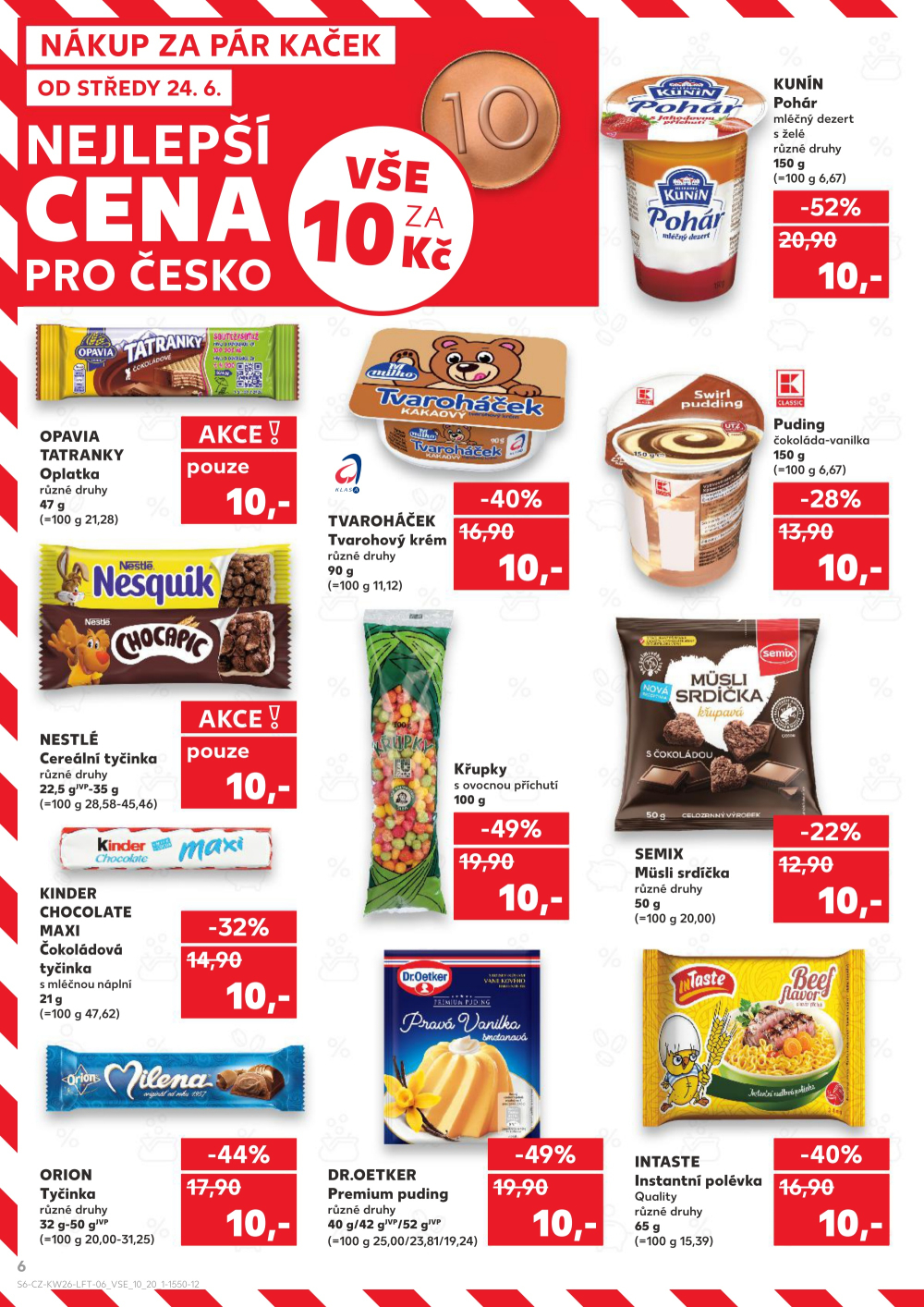 Leták Kaufland leták Praha - Měcholupy - strana 6