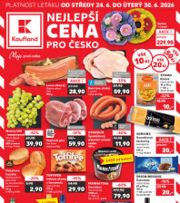 Akční leták Kaufland  Třebíč, Spojovací