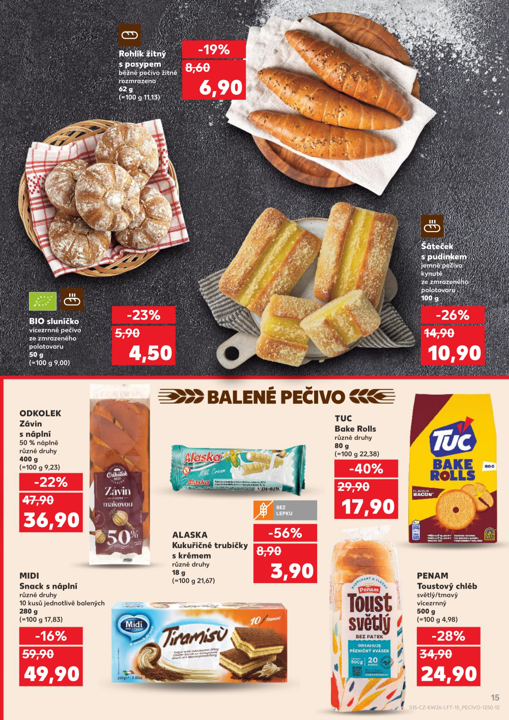 Leták Kaufland leták Praha 4 - Michle - strana 15