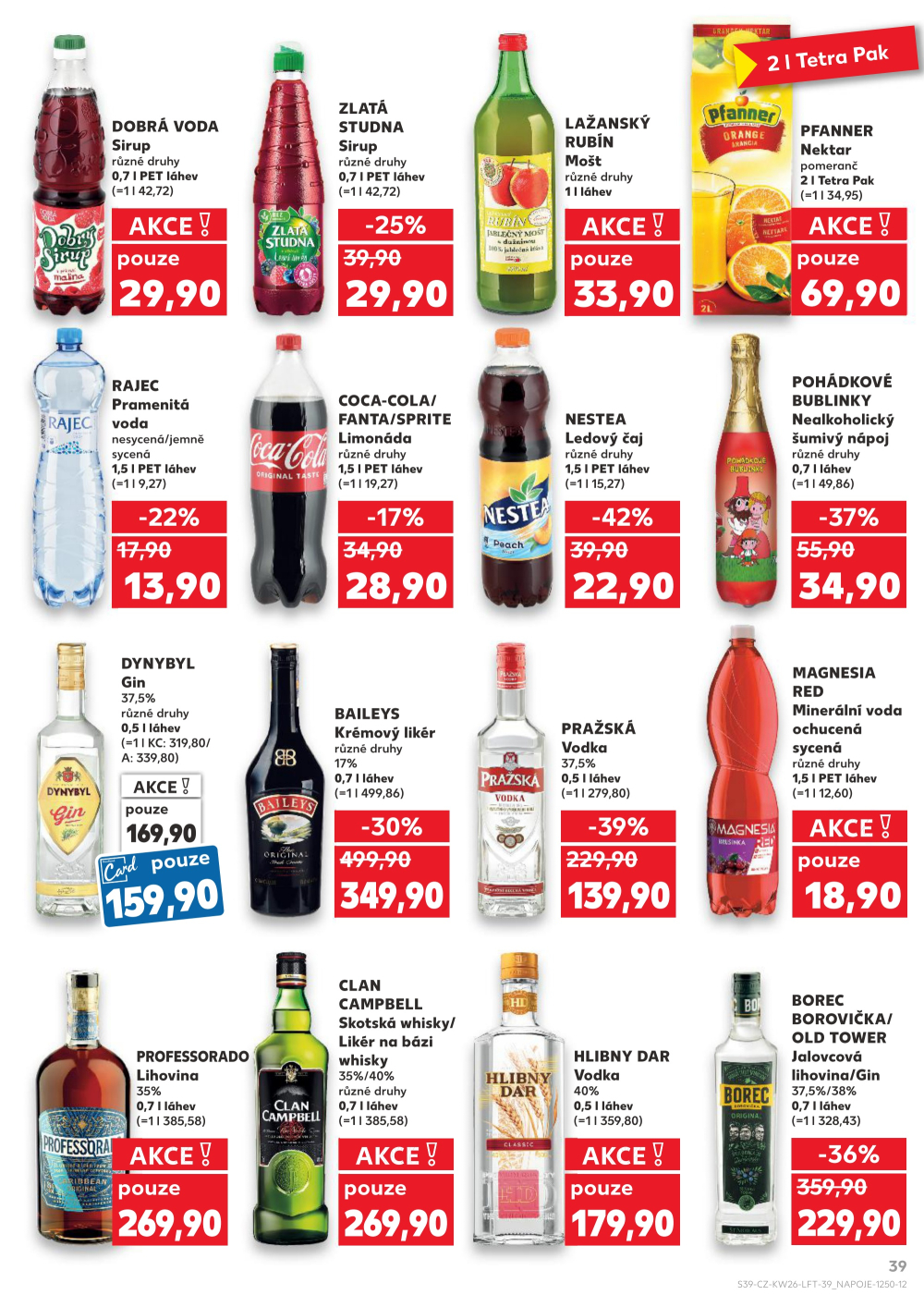 Leták Kaufland leták Praha 4 - Michle - strana 39