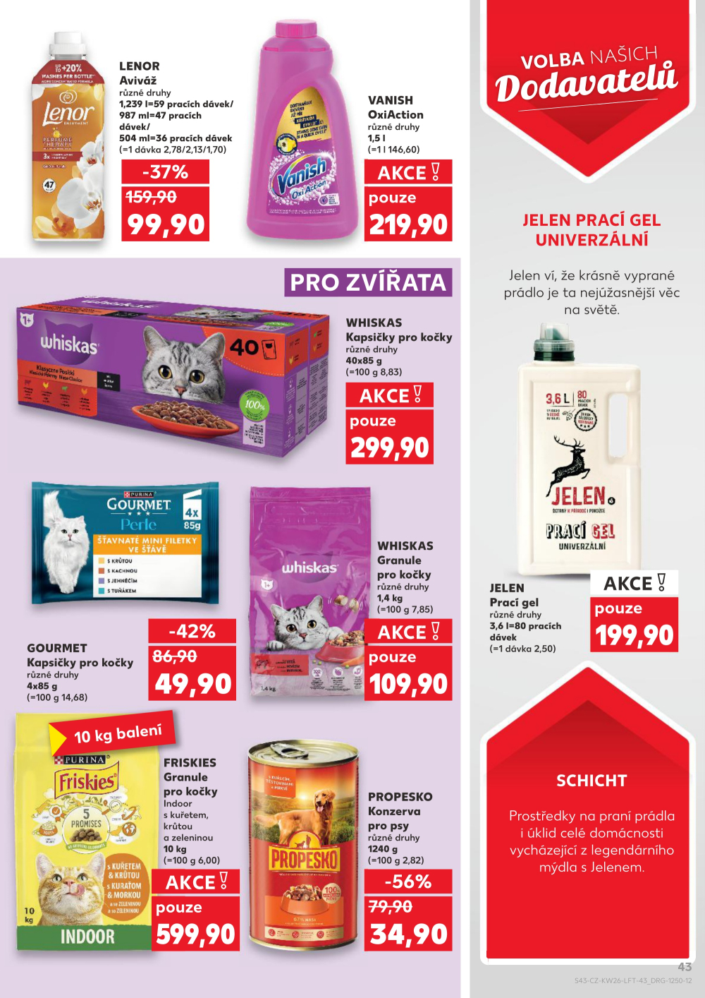 Leták Kaufland leták Praha 8 - Libeň - strana 43